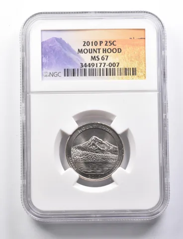 MS67 2010-P Washington Quarter Mount Hood NGC *5775