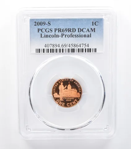 2009-S Lincoln Cent Professional Life PR69 RD DCAM PCGS Beautiful Tone *7738