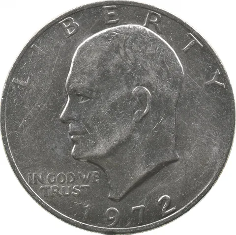 1972 Type 2 Eisenhower Dollar a2983