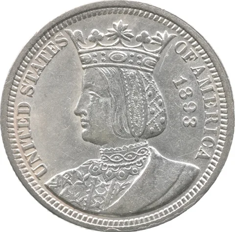1893 Isabella Columbian Quarter Dollar *4404