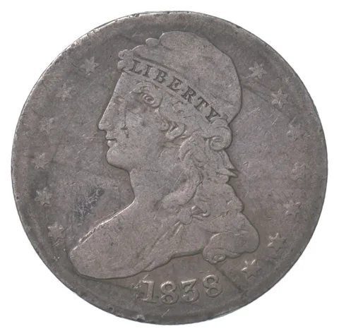 1838 Capped Bust Half Dollar a8718