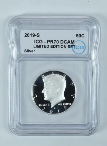 2019-S Kennedy Half Dollar Silver Limited Edition Set PR70 DCAM ICG