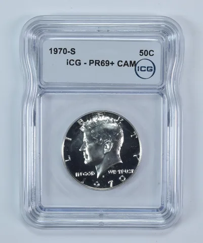 1970-S Kennedy Half Dollar PR69+ CAM ICG