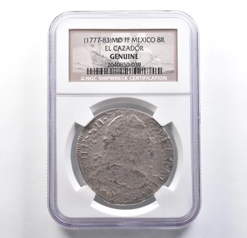 (1777-83) Mo FF Mexico 8 Reales El Cazador Genuine NGC *4318