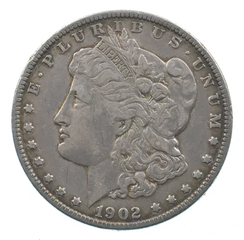 Early - 1902 Morgan Silver Dollar - 90% US Coin *611