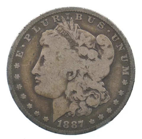 Early - 1887-O Morgan Silver Dollar - 90% US Coin *517