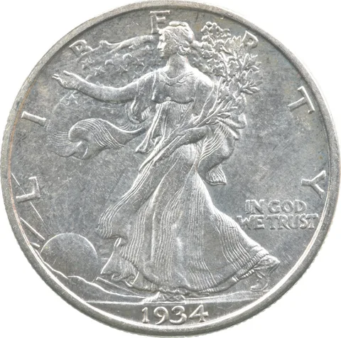1934-S Walking Liberty Half Dollar *6244