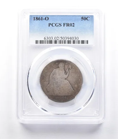 1861-O Seated Liberty Half Dollar FR02 PCGS Lowball *2640