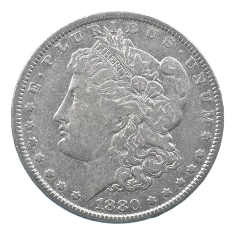 Early - 1880 Morgan Silver Dollar - 90% US Coin *996