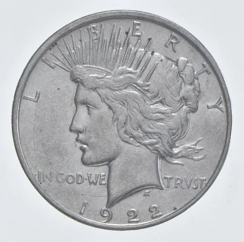 1922-D Peace Silver Dollar Estate Coin Collection *259