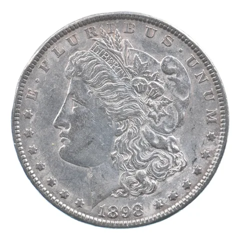 Better 1898 Morgan Silver Dollar - 90% US Coin - Nice Coin *579
