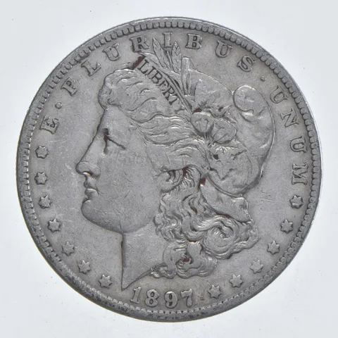 Early - 1897-O Morgan Silver Dollar - 90% US Coin *937