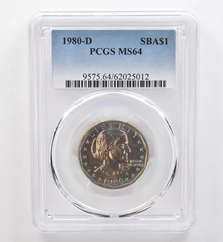 1980-D Susan B Anthony $1 MS64 PCGS Beautiful Tone *9549