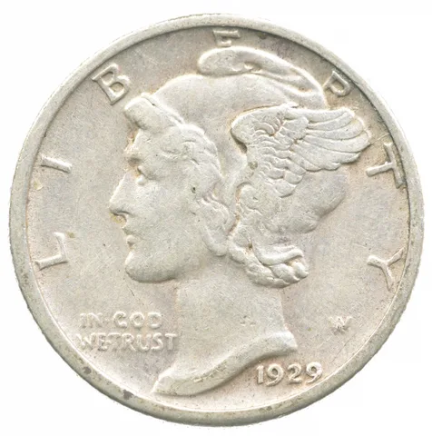 1929-S Mercury Dime DDO FS-101 *1510