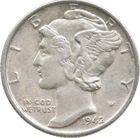 1942/41 Mercury Dime *3928
