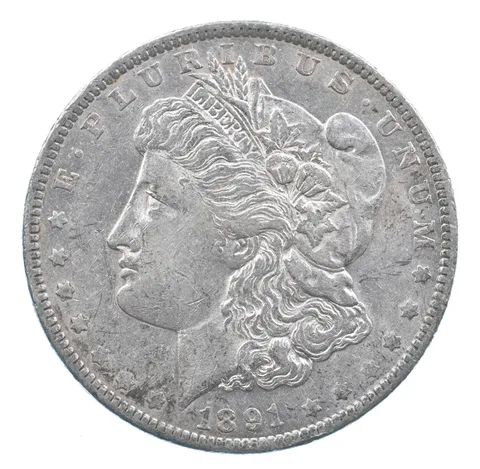 Better 1891 Morgan Silver Dollar - 90% US Coin - Nice Coin *302