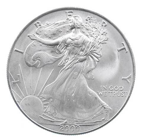 Better Date 2000 American Silver Eagle 1 Troy Oz .999 Fine Silver *712