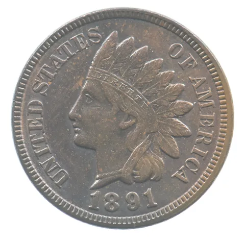 1891 Indian Head Cent *9354