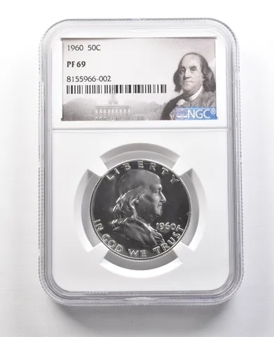 1960 Franklin Half Dollar PF69 NGC Machine Doubling *8926