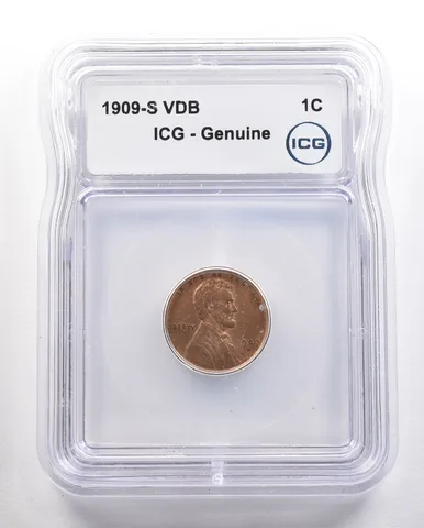 1909-S VDB Lincoln Wheat Cent Genuine ICG *4397