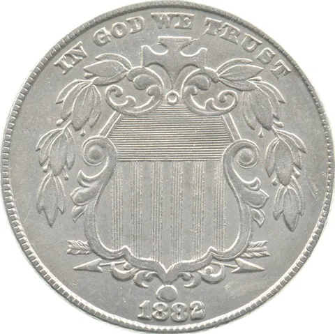 1882 Shield Nickel *7887