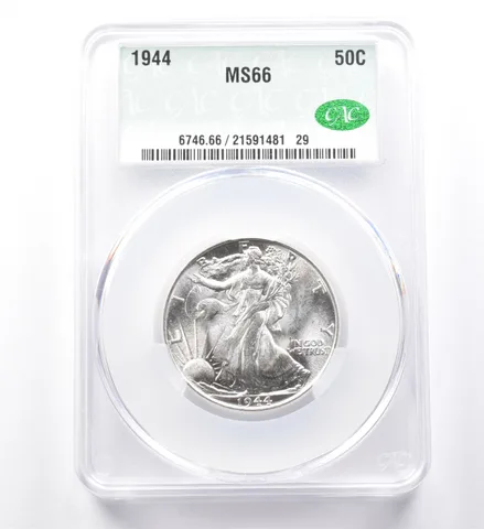 1944 Walking Liberty Half Dollar MS66 CAC *0002