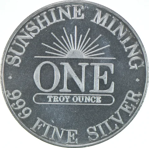(1) 1 Oz .999 Fine Silver Assorted Silver Rounds - Our Choice