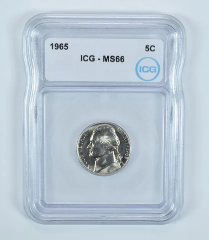 1965 Jefferson Nickel MS66 ICG