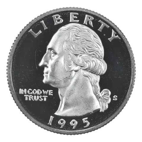 1995-S Washington Quarter CLAD Proof