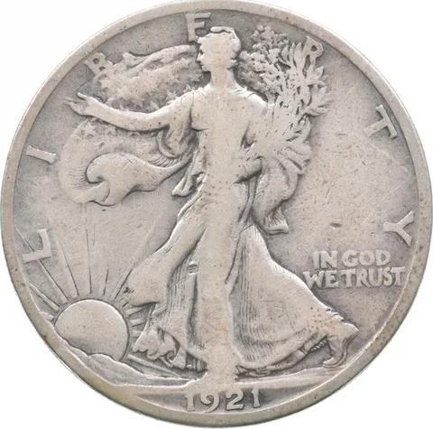 1921-S Walking Liberty Half Dollar a3708