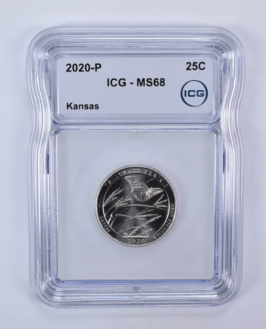 2020-P Washington Quarter ATB Tallgrass Prairie MS68 ICG
