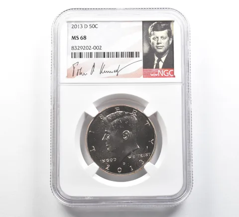 2013-D Kennedy Half Dollar MS68 NGC Special Label