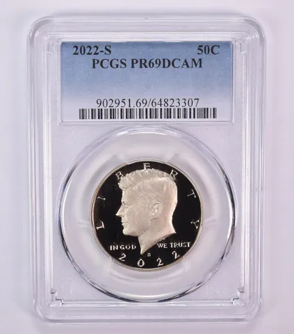 2022-S Kennedy Half Dollar PR69 DCAM PCGS Blue Label