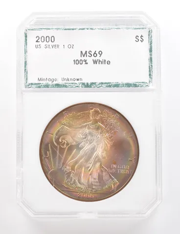 2000 American Silver Eagle Beautiful Tone *3353