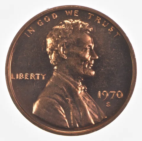 1970-S Lincoln Memorial Cent Proof