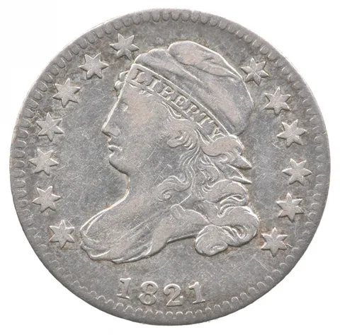 1821 Capped Bust Dime *5943