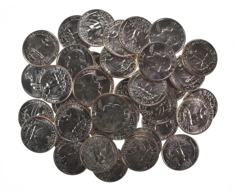 Lot (40) 1992-D Washington Quarter Clad Unc Roll