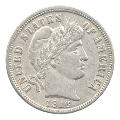 1916 Barber Dime *0001