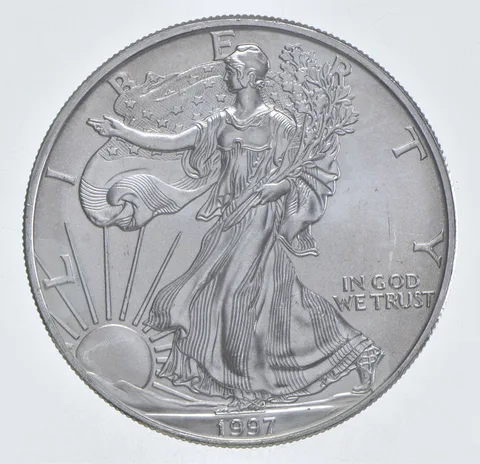 Better Date 1997 American Silver Eagle 1 Troy Oz .999 Fine Silver *371