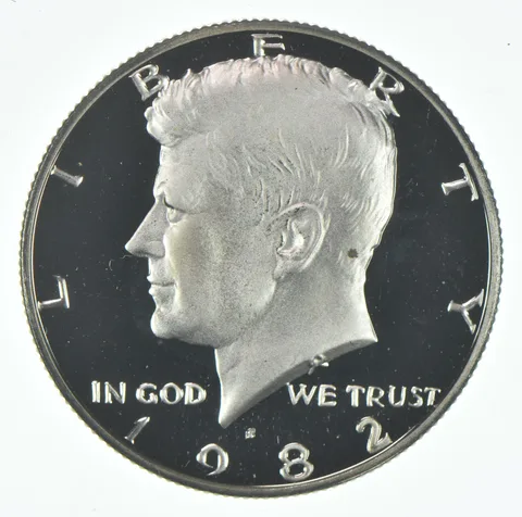 1982-S Kennedy Half Dollar CLAD Proof