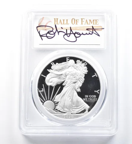 2020-W American Silver Eagle Yount Congratulations FDOI PR70 DCAM PCGS a1288