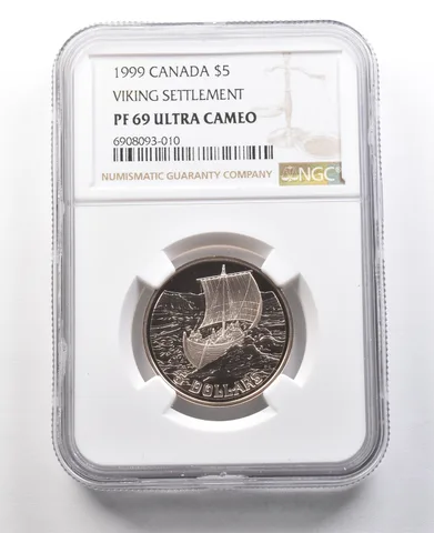 1999 5 Dollars Canada Viking Settlement PF69 UCAM NGC *8401