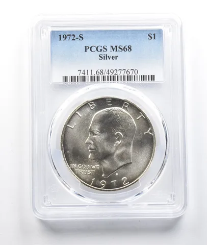 1972-S Eisenhower Dollar Silver MS68 PCGS *0516