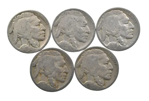 BETTER Lot 1929-S 1927-D 1928-D 1927-S 1929-D Buffalo Nickel Collection *195