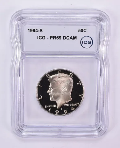 1994-S Kennedy Half Dollar PR69 DCAM ICG