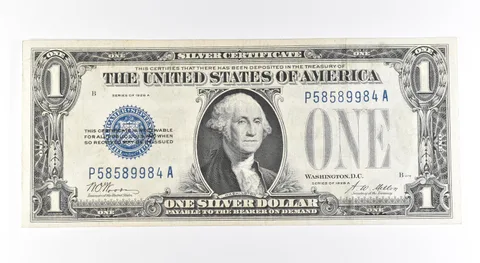 1928 A $1 Silver Certificate Blue Seal Fr#1601 *0490