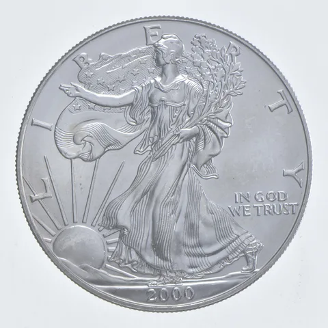 Better Date 2000 American Silver Eagle 1 Troy Oz .999 Fine Silver *222