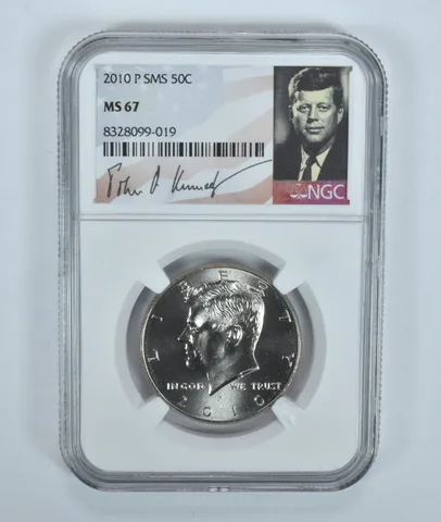 2010-P SMS Kennedy Half Dollar MS67 NGC Special Label