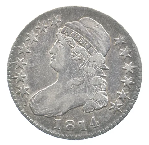 1814 Capped Bust Half Dollar O-104A *7032