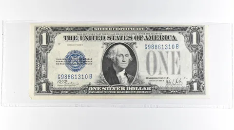 1928 B $1 Silver Certificate Blue Seal a7066